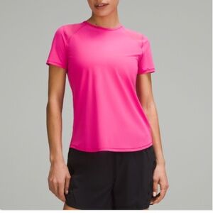 Lululemon Sculpt short-sleeve shirt, size 4, sonic pink